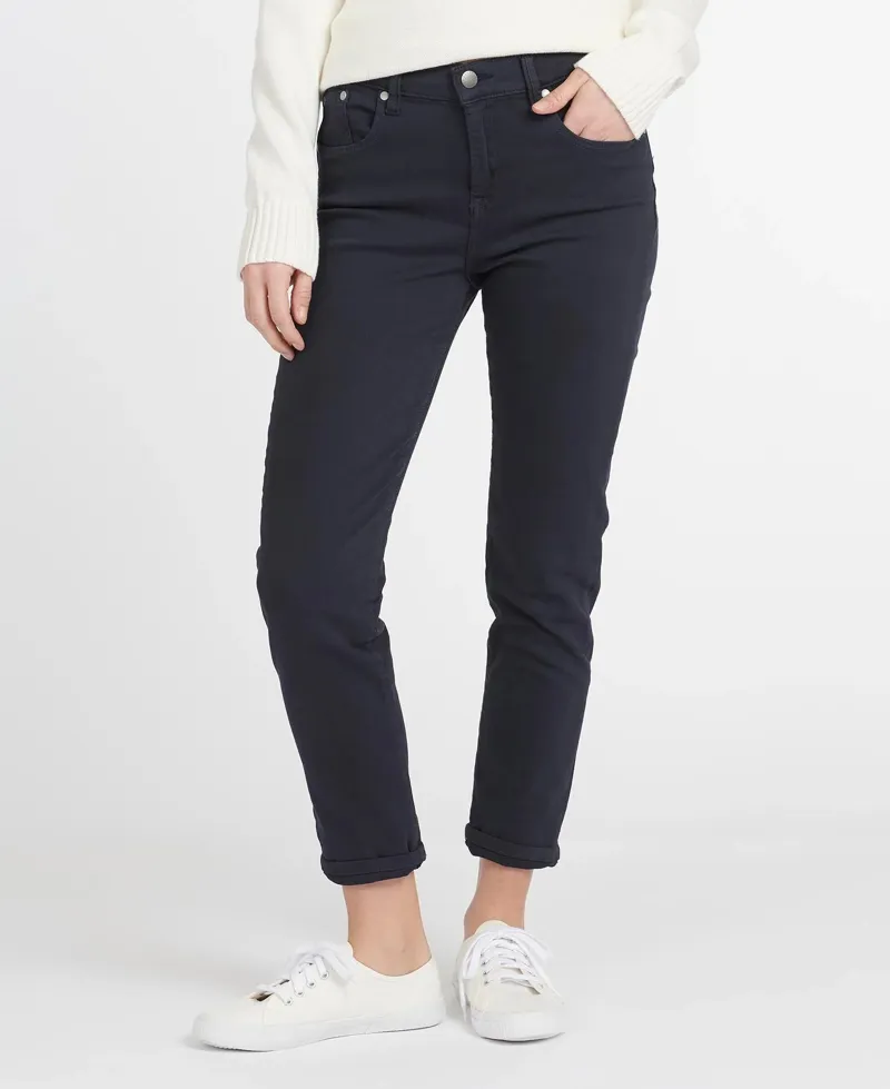 Barbour Essential Slim Trousers Navy-1